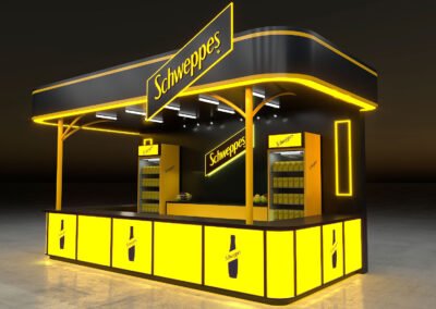 Bar Schweppes Maquete eletrônica 3D